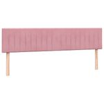 Casa si Gradina - Mobilier - Paturi si accesorii - Paturi - Pat box spring cu saltea, roz, 180x210 cm, catifea - Infinity.ro