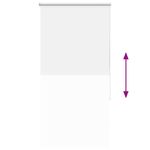 Casa si Gradina - Textile si covoare - Rulouri si jaluzele - Jaluza cu role opace alb 75x130 cm latime material 70,7 cm - Infinity.ro