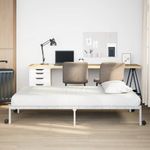 Casa si Gradina - Mobilier - Paturi si accesorii - Paturi - Cadru de pat fara saltea pliabil alb 80x200 cm otel - Infinity.ro