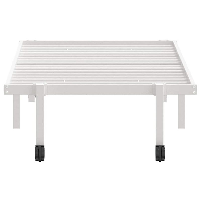 Casa si Gradina - Mobilier - Paturi si accesorii - Paturi - Cadru de pat fara saltea pliabil alb 80x200 cm otel - Infinity.ro