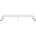 Casa si Gradina - Mobilier - Paturi si accesorii - Paturi - Cadru de pat fara saltea pliabil alb 80x200 cm otel - Infinity.ro