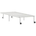 Casa si Gradina - Mobilier - Paturi si accesorii - Paturi - Cadru de pat fara saltea pliabil alb 80x200 cm otel - Infinity.ro