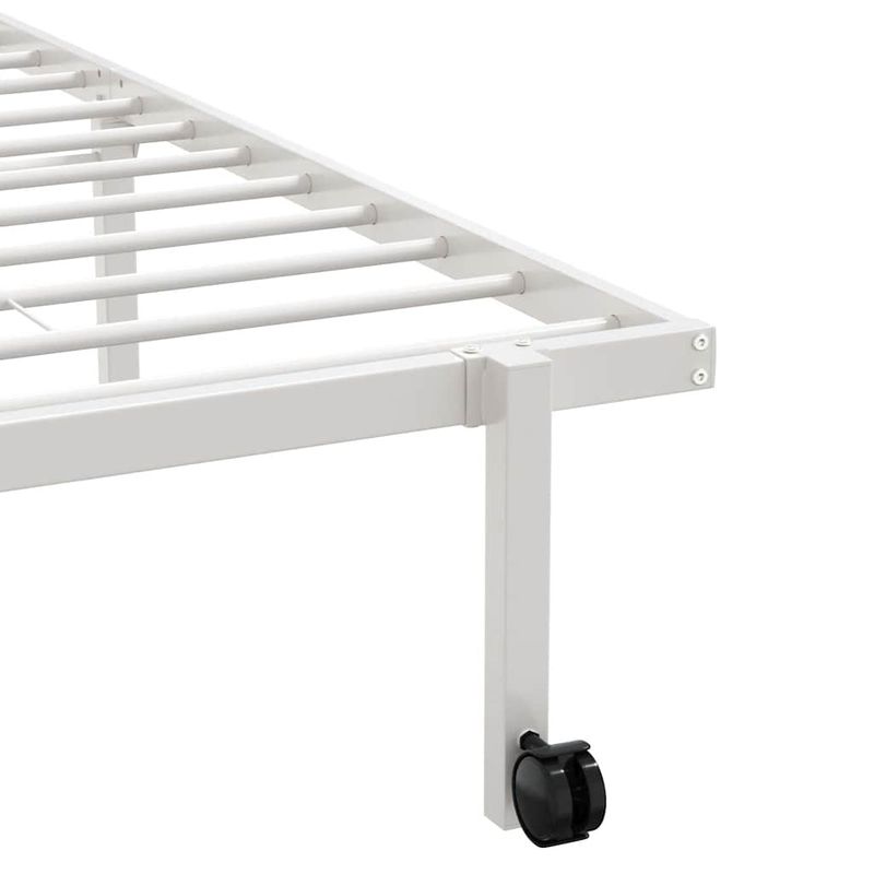 Casa si Gradina - Mobilier - Paturi si accesorii - Paturi - Cadru de pat fara saltea pliabil alb 80x200 cm otel - Infinity.ro