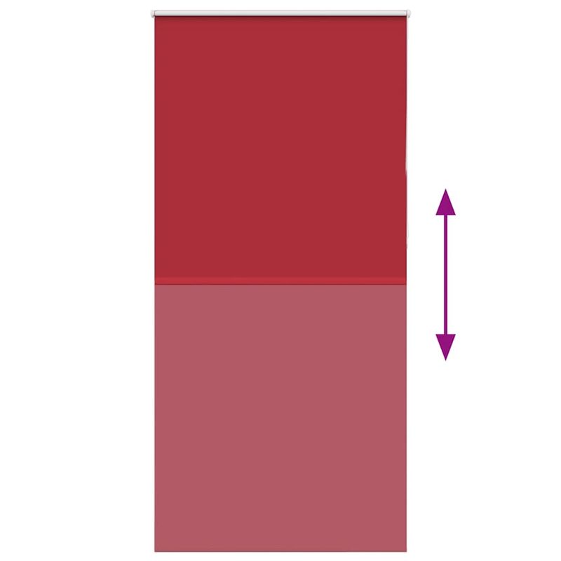 Casa si Gradina - Textile si covoare - Rulouri si jaluzele - Jaluza cu role opace Rosu 100x230 cm latime tesatura 95,7 cm - Infinity.ro