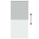 Casa si Gradina - Textile si covoare - Rulouri si jaluzele - Jaluza cu role opace 100x210 cm latime material 95,7 cm, gri deschis - Infinity.ro