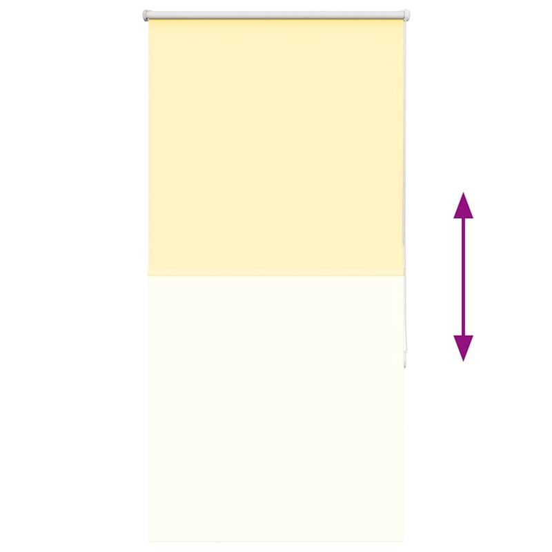 Casa si Gradina - Textile si covoare - Rulouri si jaluzele - Jaluza cu role opace galben 65x175 cm latime material 60,7 cm - Infinity.ro