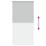 Casa si Gradina - Textile si covoare - Rulouri si jaluzele - Jaluza cu role opace 85x130 cm latime material 80,7 cm, gri deschis - Infinity.ro