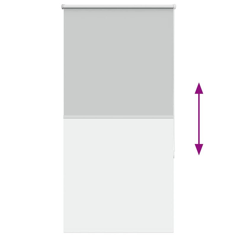 Casa si Gradina - Textile si covoare - Rulouri si jaluzele - Jaluza cu role opace 85x130 cm latime material 80,7 cm, gri deschis - Infinity.ro