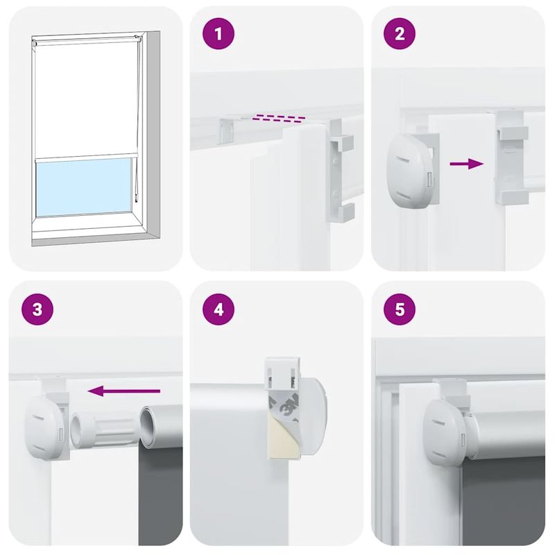 Casa si Gradina - Textile si covoare - Rulouri si jaluzele - Jaluza cu role opace 40x130 cm latime material 35,7 cm, marină - Infinity.ro