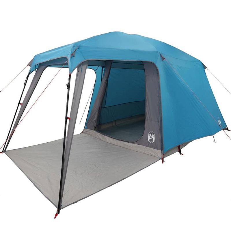 Sport si Outdoor - Camping - Corturi camping - Cort de camping cu dom veranda pentru 5 persoane, impermeabil, albastru - Infinity.ro