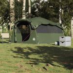 Sport si Outdoor - Camping - Corturi camping - Cort familie tunel pentru 6 persoane verde masliniu impermeabil - Infinity.ro