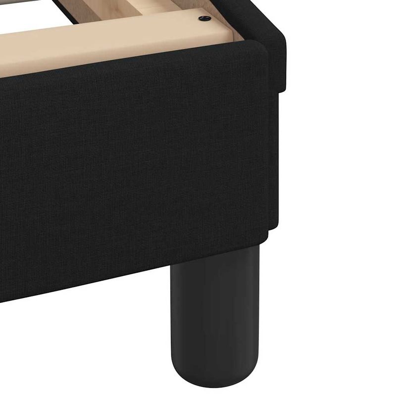 Casa si Gradina - Mobilier - Paturi si accesorii - Paturi - Cadru de pat cu LED fara saltea Negru 140x190 cm Material - Infinity.ro