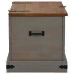 Casa si Gradina - Mobilier - Organizare si depozitare - Cutii depozitare - Cufa de depozitare HALDEN gri 91x48x47 cm lemn masiv de pin - Infinity.ro