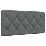 Casa si Gradina - Mobilier - Paturi si accesorii - Paturi - Cadru de pat cu LED fara saltea tesatura gri inchis 100x200 cm - Infinity.ro