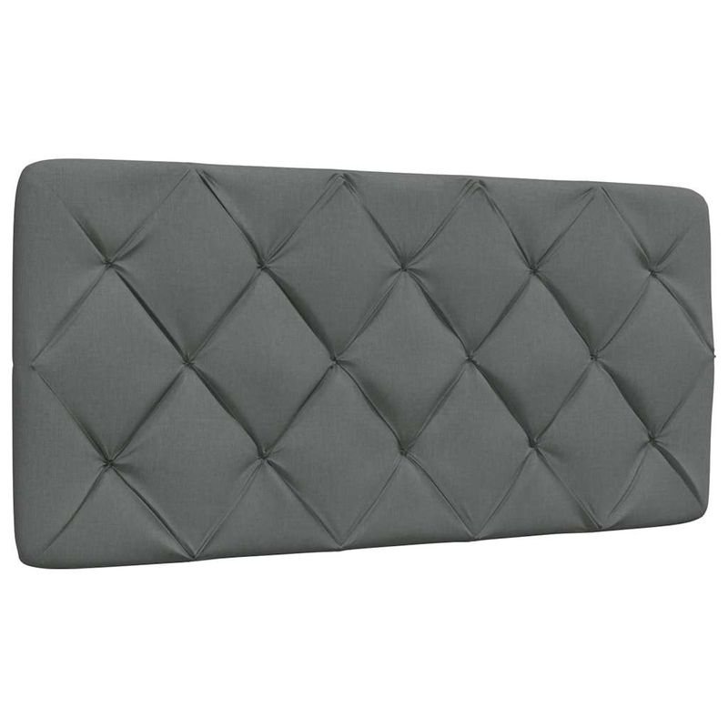 Casa si Gradina - Mobilier - Paturi si accesorii - Paturi - Cadru de pat cu LED fara saltea tesatura gri inchis 100x200 cm - Infinity.ro