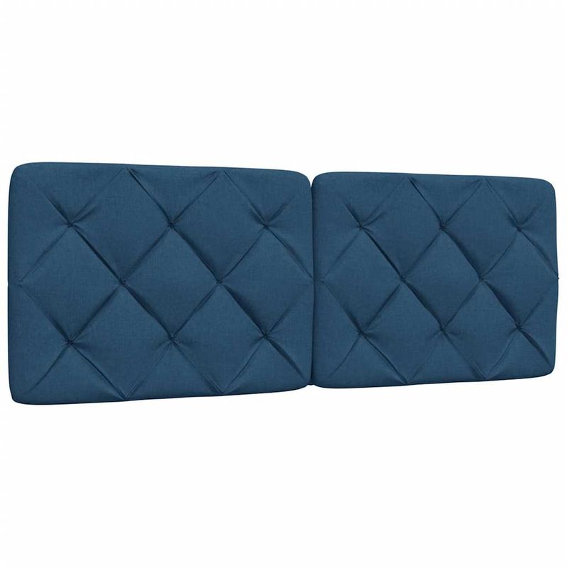 Casa si Gradina - Mobilier - Paturi si accesorii - Paturi - Cadru de pat fara saltea, albastru, 140x200 cm, textil - Infinity.ro