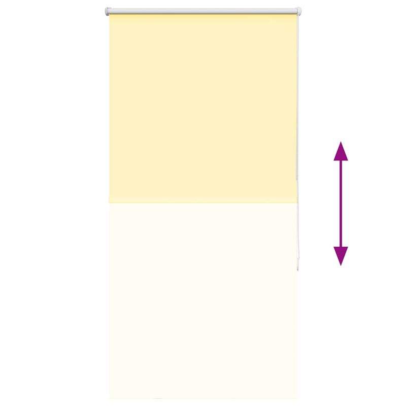 Casa si Gradina - Textile si covoare - Rulouri si jaluzele - Jaluza cu role opace galben 80x150 cm latime material 75,7 cm - Infinity.ro