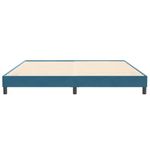 Casa si Gradina - Mobilier - Paturi si accesorii - Paturi - Pat cu arcuri fara saltea Albastru inchis 200x210 cm catifea - Infinity.ro