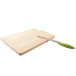 Casa si Gradina - Bucatarie si vesela - Ustensile bucatarie - Tocatoare de bucatarie - Tocator lemn 40*30*2cm maner metal - Infinity.ro