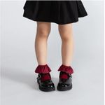 Fashion, accesorii si bijuterii - Copii - Lenjerie si pijamale copii - Sosete si dresuri copii - Sosete cu volan Drool (Culoare: Verde, Varsta: 2-4 ani) - Infinity.ro