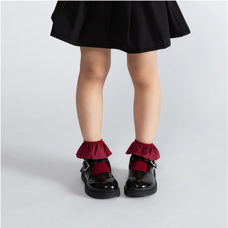 Fashion, accesorii si bijuterii - Copii - Lenjerie si pijamale copii - Sosete si dresuri copii - Sosete cu volan Drool (Culoare: Verde, Varsta: 2-4 ani) - Infinity.ro