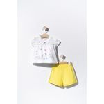 Fashion, accesorii si bijuterii - Copii - Imbracaminte copii - Treninguri si compleuri copii - Compleu 2 piese cu pisicute pentru bebelusi, Tongs baby (Culoare: Rosu, Marime: 9-12 luni) - Infinity.ro