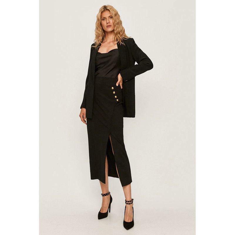 Fashion, accesorii si bijuterii - Femei - Imbracaminte femei - Sacouri si veste femei - Sacou dama Armani Exchange 6HYG13, Negru, XL INTL - Infinity.ro