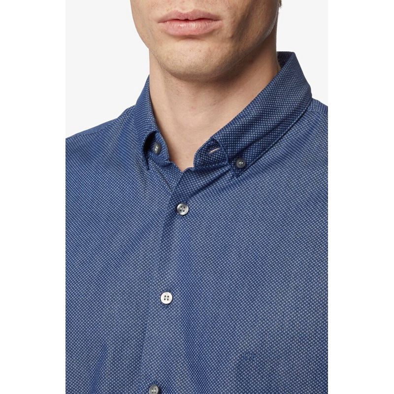 Fashion, accesorii si bijuterii - Barbati - Imbracaminte - Camasi barbati - Camasa barbati Calvin Klein K10K108596, 2XL INTL, Albastru - Infinity.ro