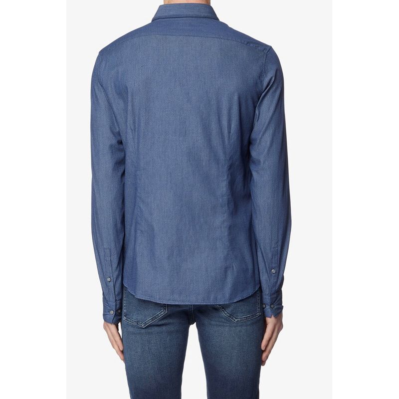 Fashion, accesorii si bijuterii - Barbati - Imbracaminte - Camasi barbati - Camasa barbati Calvin Klein K10K108596, 2XL INTL, Albastru - Infinity.ro