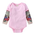 Fashion, accesorii si bijuterii - Copii - Imbracaminte copii - Body-uri copii - Body cu tatuaj Drool (Culoare: Gri, Marime: 100) - Infinity.ro
