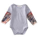 Fashion, accesorii si bijuterii - Copii - Imbracaminte copii - Body-uri copii - Body cu tatuaj Drool (Culoare: Gri, Marime: 100) - Infinity.ro