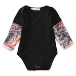 Fashion, accesorii si bijuterii - Copii - Imbracaminte copii - Body-uri copii - Body cu tatuaj Drool (Culoare: Gri, Marime: 100) - Infinity.ro