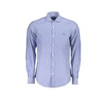 Fashion, accesorii si bijuterii - Barbati - Imbracaminte - Camasi barbati - Camasa cu maneca lunga Harmont & Blaine CNJ012-011468, XL INTL, Albastru - Infinity.ro