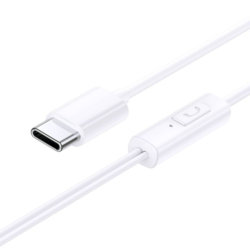 TV, Audio-Video si Foto - Portabile audio - Casti audio - Casti cu Fir Type-C - Baseus Encok CZ11 (A00164300213-Z1) - Alb - Infinity.ro