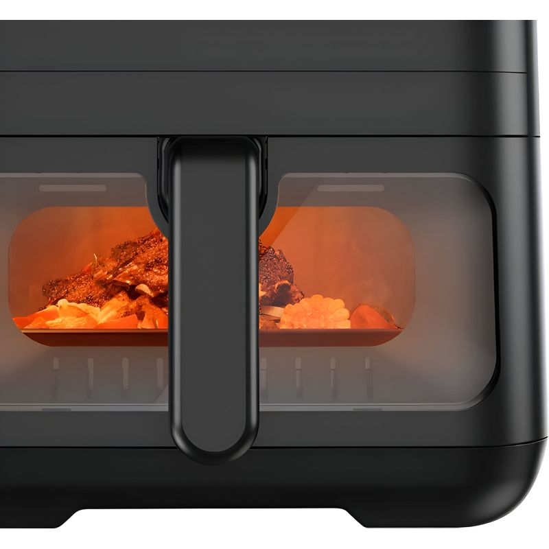 Electronice si Electrocasnice - Electrocasnice bucatarie - Aparate de gatit & desert - Friteuze - Friteuza cu aer cald Vivax DFA-617DB, 1500W, 6L, temperatura reglabila pana la 200°C, cronometru, negru - Infinity.ro