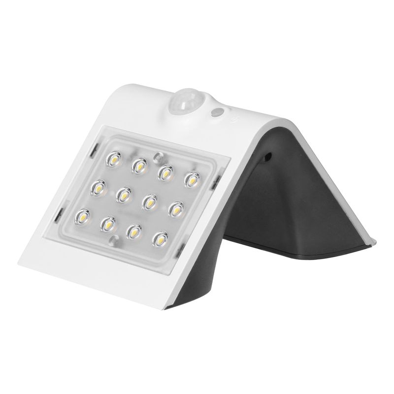 Casa si Gradina - Corpuri si surse de iluminat - Iluminat exterior - Lampi solare - Lampa solara ADVITI Siloe AD-SL-6083WLR4, 1.5 W, senzor de miscare, unghi de detectie 120°, alb - Infinity.ro