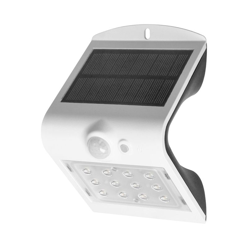 Casa si Gradina - Corpuri si surse de iluminat - Iluminat exterior - Lampi solare - Lampa solara ADVITI Siloe AD-SL-6083WLR4, 1.5 W, senzor de miscare, unghi de detectie 120°, alb - Infinity.ro