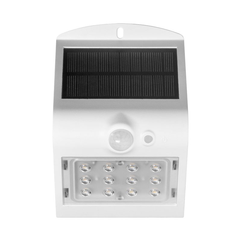Casa si Gradina - Corpuri si surse de iluminat - Iluminat exterior - Lampi solare - Lampa solara ADVITI Siloe AD-SL-6083WLR4, 1.5 W, senzor de miscare, unghi de detectie 120°, alb - Infinity.ro