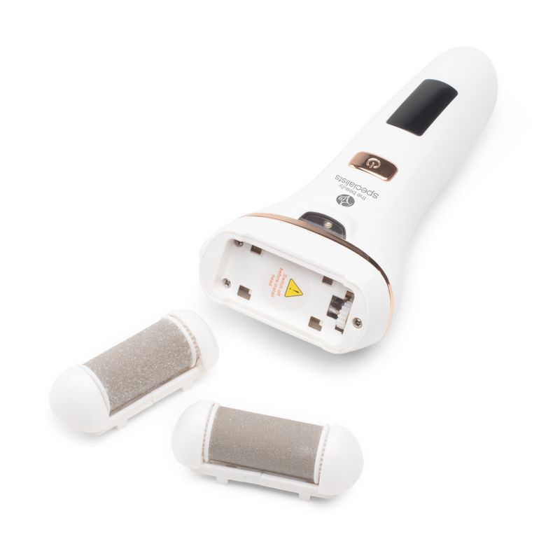 Ingrijire personala si Cosmetice - Manichiura si pedichiura - Pile cosmetice - Pila electrica pentru talpi si calcaie RIO PEDI 4, IPX5,300 min functionare, alb - Infinity.ro