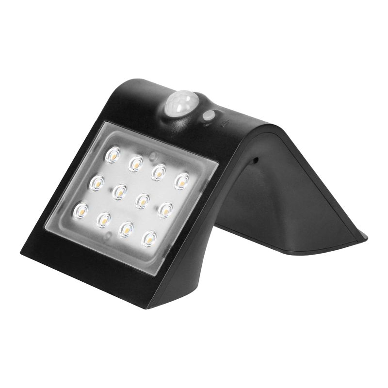 Casa si Gradina - Corpuri si surse de iluminat - Iluminat exterior - Lampi solare - Lampa solara ADVITI Siloe AD-SL-6083BLR4, 1.5 W, senzor de miscare, unghi de detectie 120°, negru - Infinity.ro