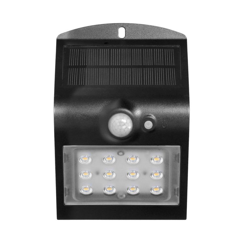 Casa si Gradina - Corpuri si surse de iluminat - Iluminat exterior - Lampi solare - Lampa solara ADVITI Siloe AD-SL-6083BLR4, 1.5 W, senzor de miscare, unghi de detectie 120°, negru - Infinity.ro