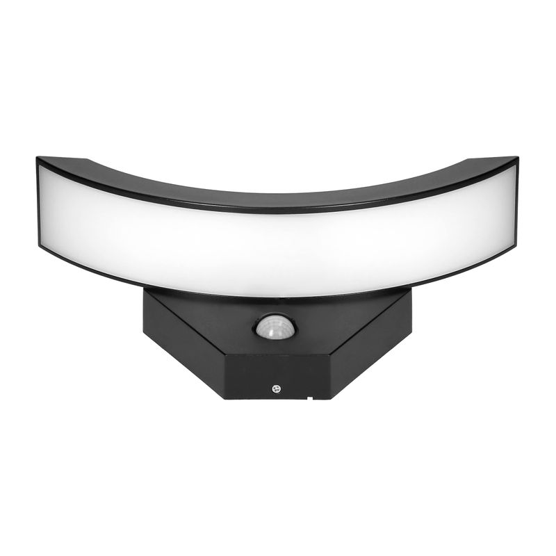 Casa si Gradina - Corpuri si surse de iluminat - Plafoniere, aplice si spoturi - Aplica de gradina ADVITI Spinel AD-OP-6119BLPMR4, 10W, LED SMD, senzor de miscare si crepuscular, negru - Infinity.ro