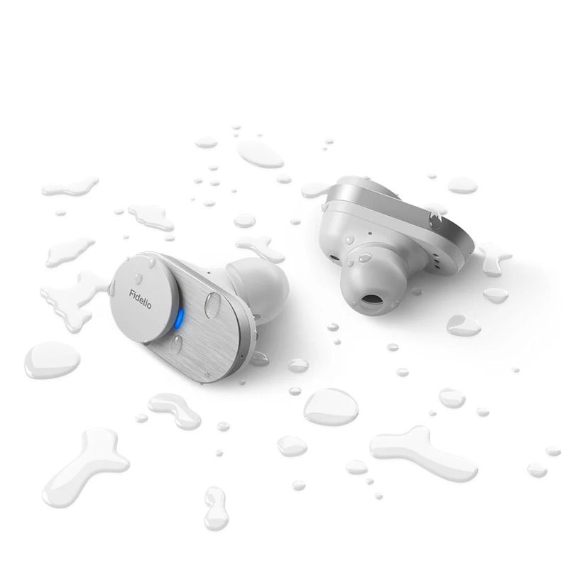 TV, Audio-Video si Foto - Portabile audio - Casti audio - Casti audio true wireless Philips Fidelio T1WT/00, In-Ear, Bluetooth v5.2, ANC Pro+, redare 9 ore, alb - Infinity.ro