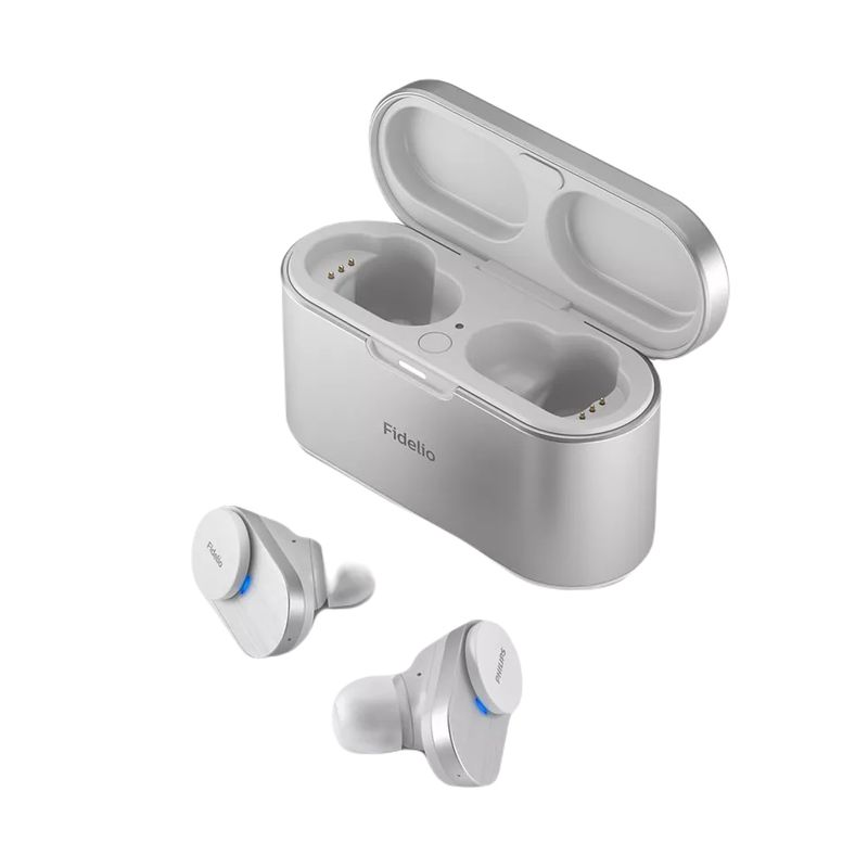 TV, Audio-Video si Foto - Portabile audio - Casti audio - Casti audio true wireless Philips Fidelio T1WT/00, In-Ear, Bluetooth v5.2, ANC Pro+, redare 9 ore, alb - Infinity.ro