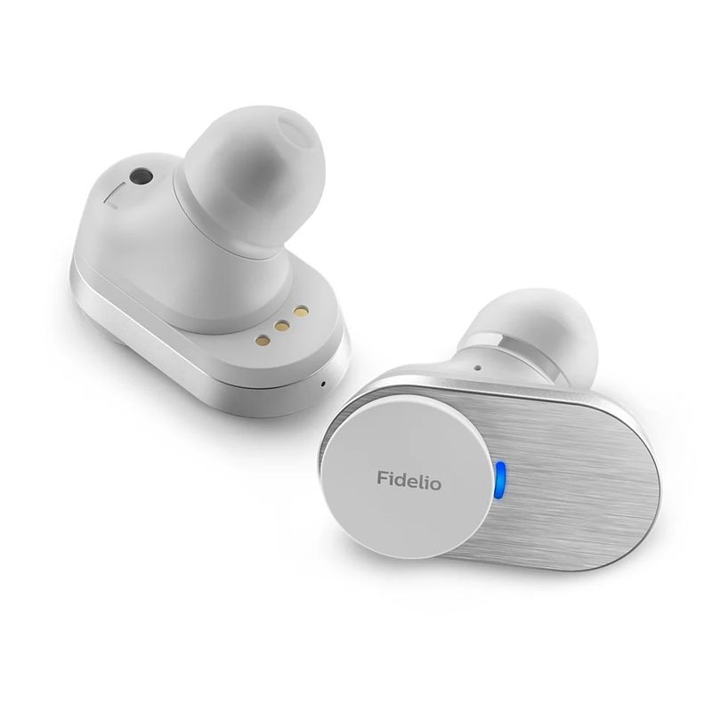 TV, Audio-Video si Foto - Portabile audio - Casti audio - Casti audio true wireless Philips Fidelio T1WT/00, In-Ear, Bluetooth v5.2, ANC Pro+, redare 9 ore, alb - Infinity.ro