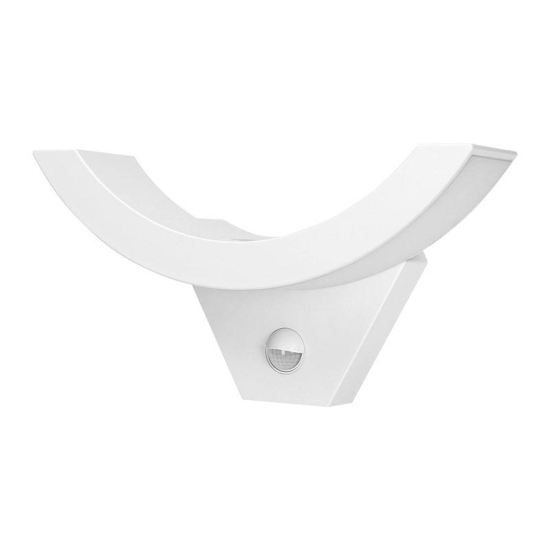 Casa si Gradina - Corpuri si surse de iluminat - Plafoniere, aplice si spoturi - Aplica de gradina ADVITI Spinel AD-OP-6119WLPMR4, 10W, LED SMD, senzor de miscare si crepuscular, alb - Infinity.ro