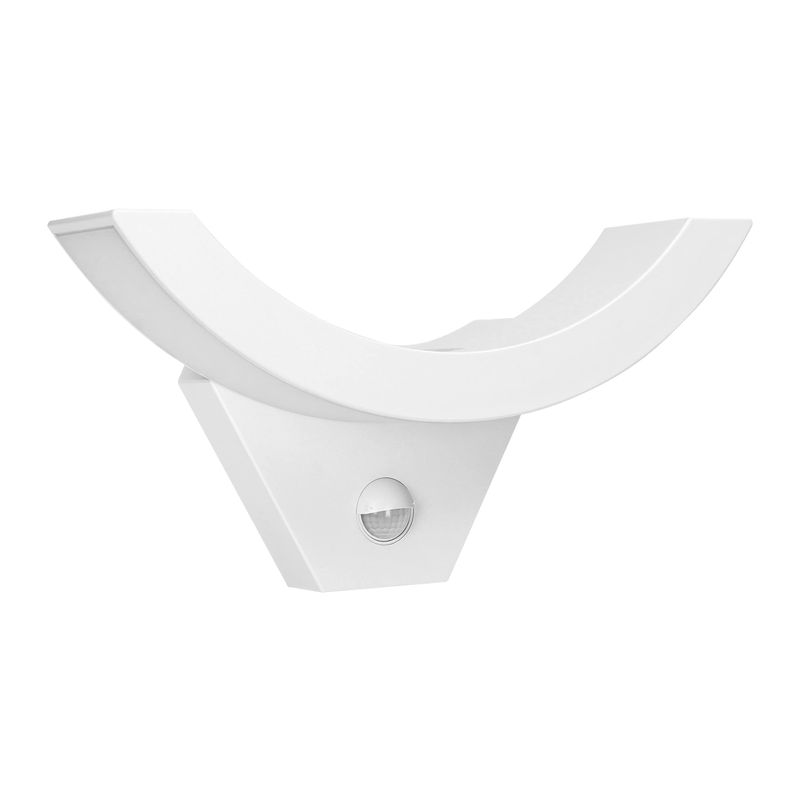 Casa si Gradina - Corpuri si surse de iluminat - Plafoniere, aplice si spoturi - Aplica de gradina ADVITI Spinel AD-OP-6119WLPMR4, 10W, LED SMD, senzor de miscare si crepuscular, alb - Infinity.ro