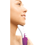 Ingrijire personala si Cosmetice - Aparate & accesorii ingrijire personala - Aparate cosmetice - Aparate intretinere si ingrijire corporala - Aparat masaj facial pentru gat si barbie RIO Neck4,3 programe, functie EMS, baterie 9V, alb/mov - Infinity.ro