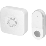 Casa si Gradina - Electrice - Accesorii electrice - Sonerii electrice - Sonerie wireless ORNO Home OR-DB-AB-169/W, alimentare la retea, IP44, 150 m, 1 receptor, Alb - Infinity.ro
