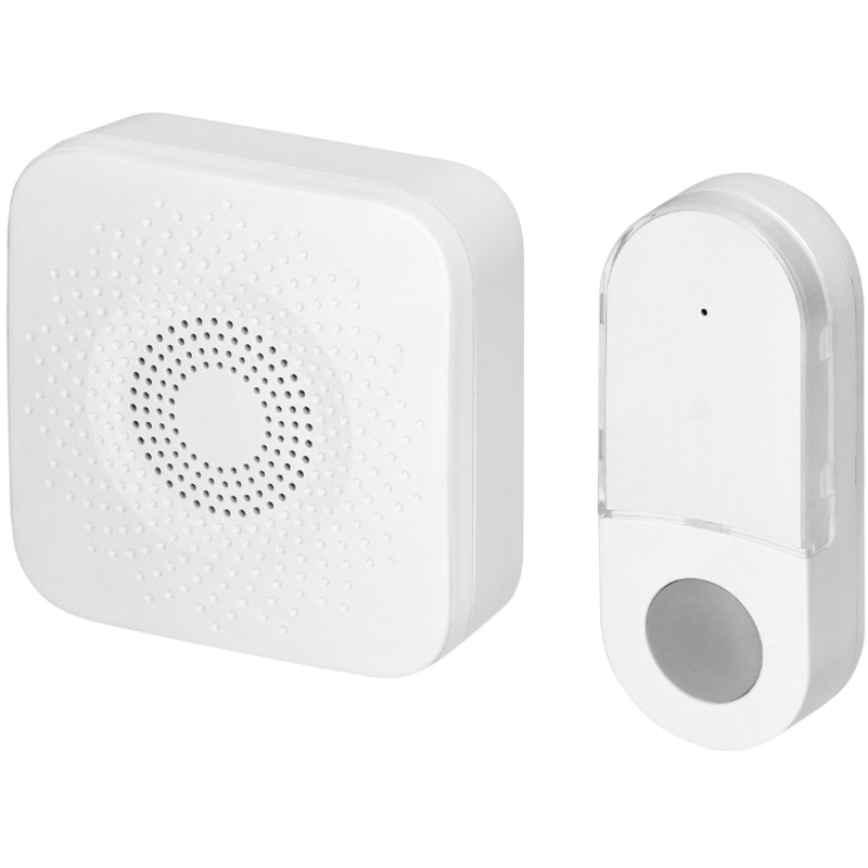 Casa si Gradina - Electrice - Accesorii electrice - Sonerii electrice - Sonerie wireless ORNO Home OR-DB-AB-169/W, alimentare la retea, IP44, 150 m, 1 receptor, Alb - Infinity.ro